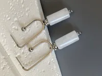 Серьги с натуральным горным хрусталем