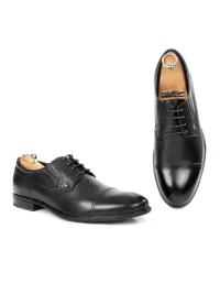 Мужские классические кожаные туфли со шнурками
