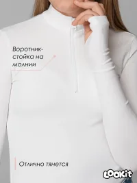 Боди с молнией для девочек