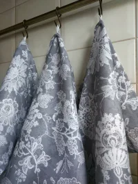 ткань Саржа рис. "Кружевница"