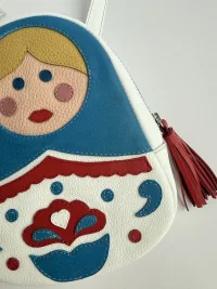 Сумка из натуральной кожи «Матрешка»