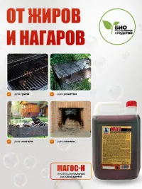 "Магос Н" антижир от нагаров,сильных жировых загрязнений концентрат 5л, арт. М-23
