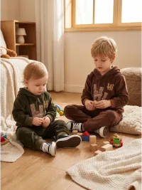 Детский флисовый костюм тройка