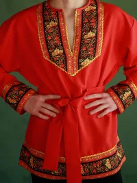 Русская народная карнавальная рубашка для мальчика "Иван"