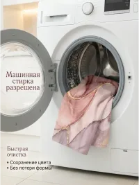 Коврики и штора для ванной и туалета комплект
