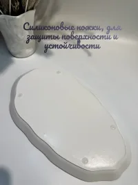 Декоративная подставка из гипса