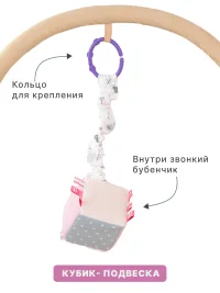 Набор подарочный "Первые игрушки малышки", розовый