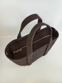 Сумка женская из хлопкового шнура, ручная работа