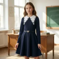 Платье школьное бренд Kevin Young D98070