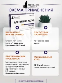 Свечи вагинальные ректальные Дегтярные Актив