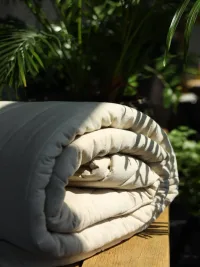 LINEN NATURAL/Линен Натурель, покрывало льняное, цвет натуральный бежевый