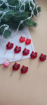 Кулон Петушок на палочке