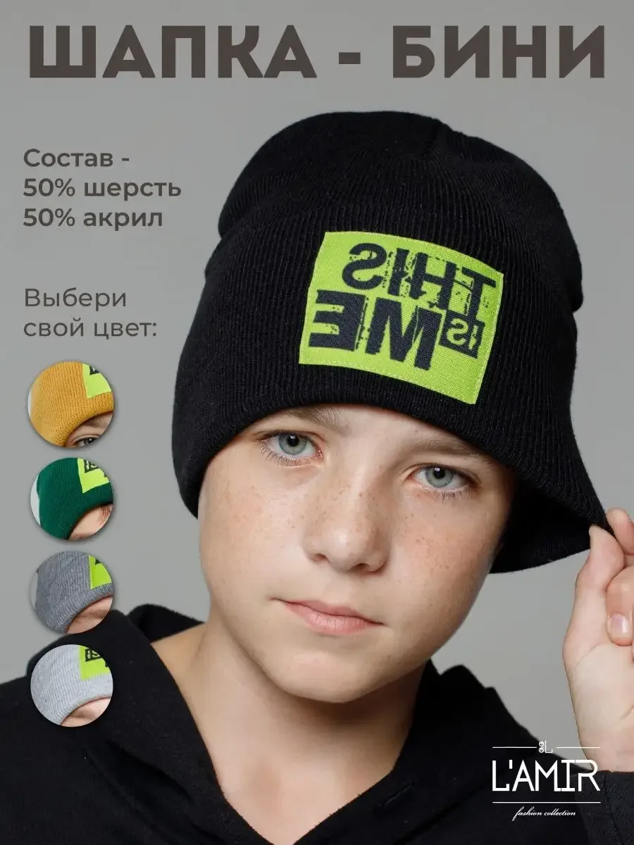 Шапка демисезонная для мальчика