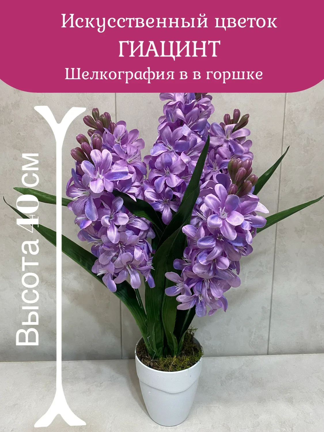 Гиацинт в горшке от "Лотос"