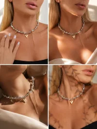 Колье женское бижутерия