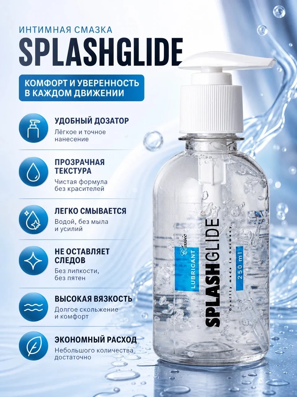 SPLASHGLIDE Classic 250 мл