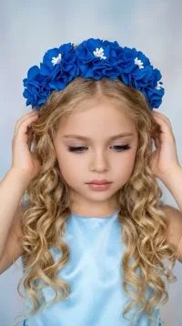 Ободок с цветами на голову