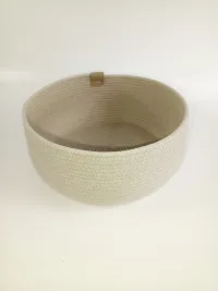 Корзина для хранения хлопковая 20*9 см, ручная работа