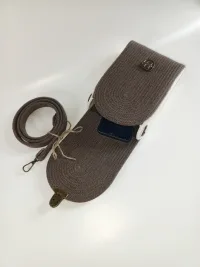 Сумка женская, кросс-боди из хлопкового шнура, ручная работа