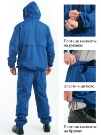 Костюм летний противоэнцефалитный синий