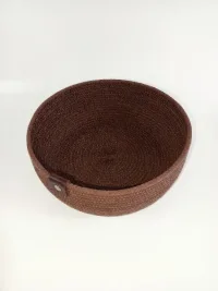 Корзина для хранения хлопковая 20*8 см, ручная работа