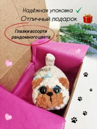 Брелок обвес мягкая кошечка на сумку рюкзак