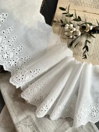 Кружевное шитье хлопковое 14 см