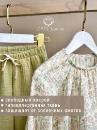 Комплект муслиновый для девочки арт. 1720
