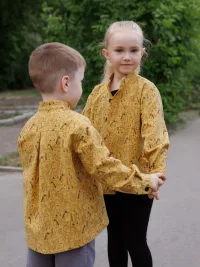 Рубашка детская фланелевая