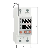 Реле контроля напряжения и тока однофазное РНТ-1-40, APTRONUS, 40А
