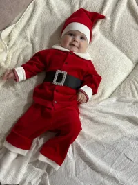 Новогодний карнавальный костюм для малышей Санта, Дед Мороз