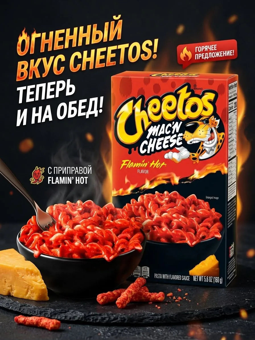 Cheetos Mac'N'Cheese острый
