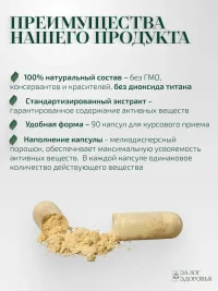 Экстракт АСТРАГАЛА Залог Здоровья, 90 капсул — для иммунитета и энергии