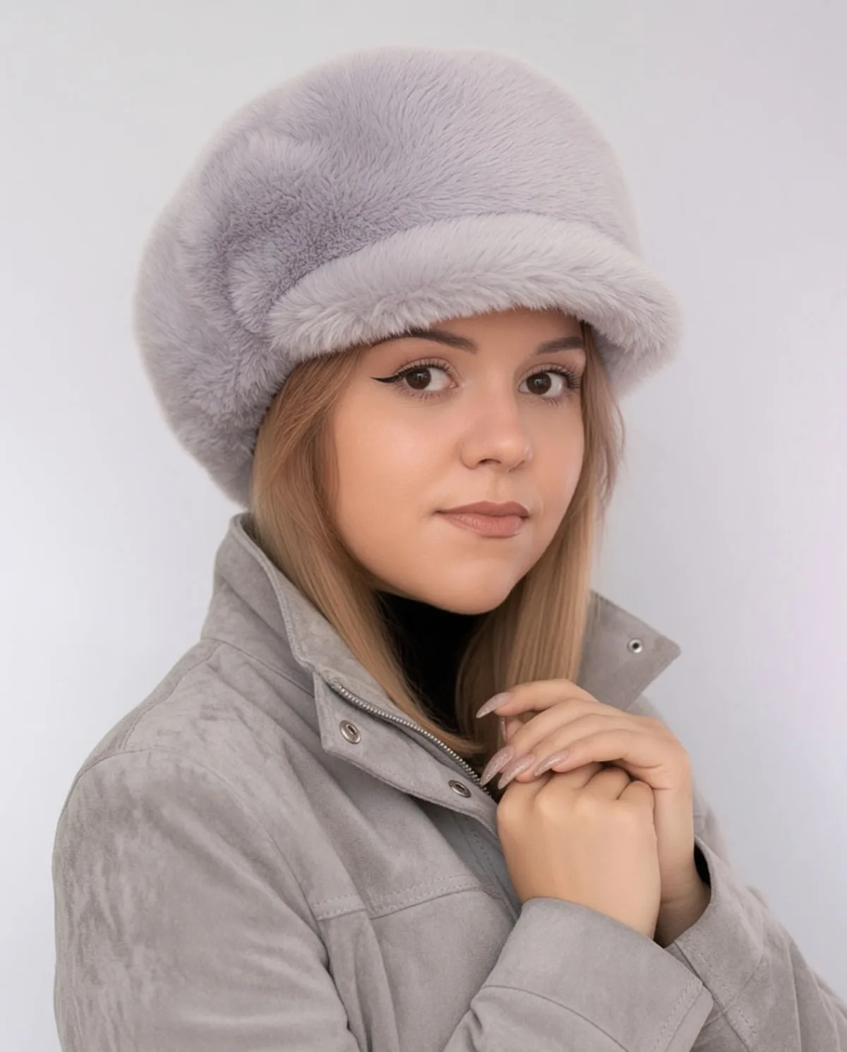 Меховая кепка