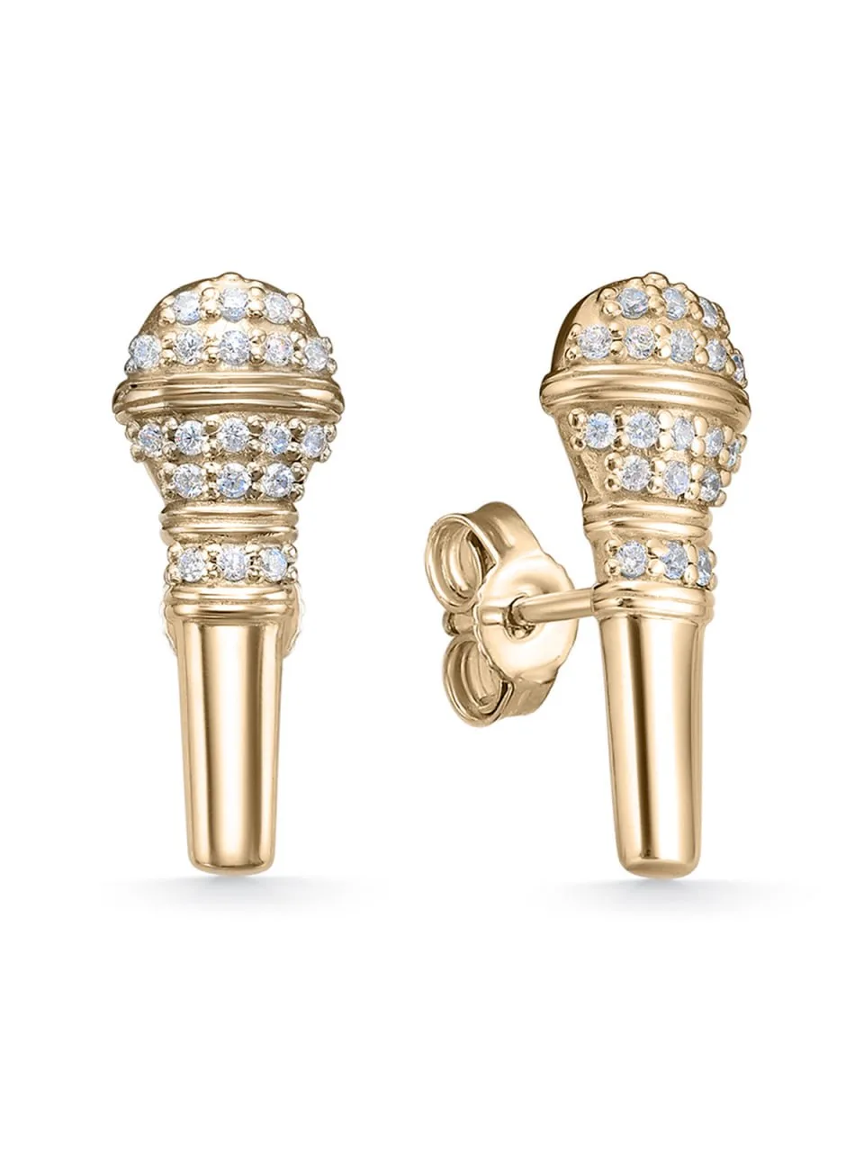 Серьги «Микрофон»