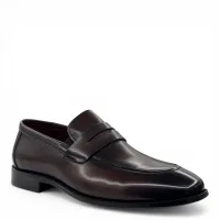Мужские кофейные лоферы SLAVAZZO CARELONI KD1-671-70B-218