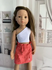 Костюм куртка, юбка, топ на куклу Готц, высотой 50 см