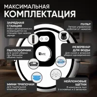 SATE Робот пылесос с влажной и сухой уборкой D-300, моющий