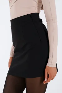 Юбка из костюмной ткани мини