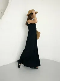 Сарафан женский длинный из вискозы