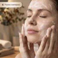 Деликатная очищающая пенка с ПДРН и церамидами