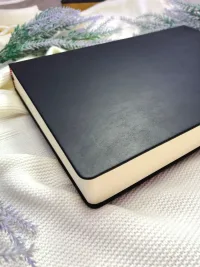 Записная книга большая чёрная толстая А4