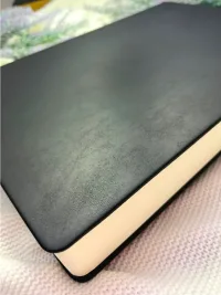 Записная книга большая чёрная толстая А4
