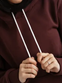 Тёплый женский спортивный костюм с начёсом худи и джоггеры