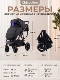 Chiccolino Gold 3 в 1 черная