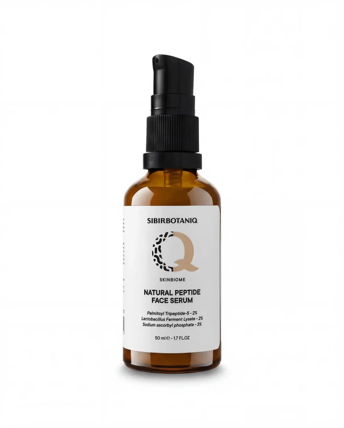 SIBIRBOTANIQ НАТУРАЛЬНАЯ ПЕПТИДНАЯ СЫВОРОТКА SKINBIOME, СИНТЕЗ КОЛЛАГЕНА, 50 ml