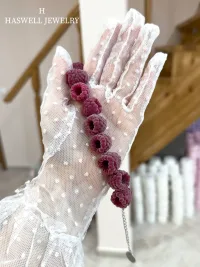 Браслет женский на руку Спелая Малина