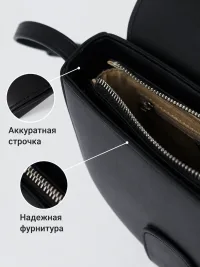 Сумка женская натуральная кожа через плечо