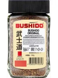 Кофе растворимый Бушидо Original, 100 г