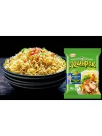 Doshirak Квисти с курицей лапша в брикете, 48 шт*70 г